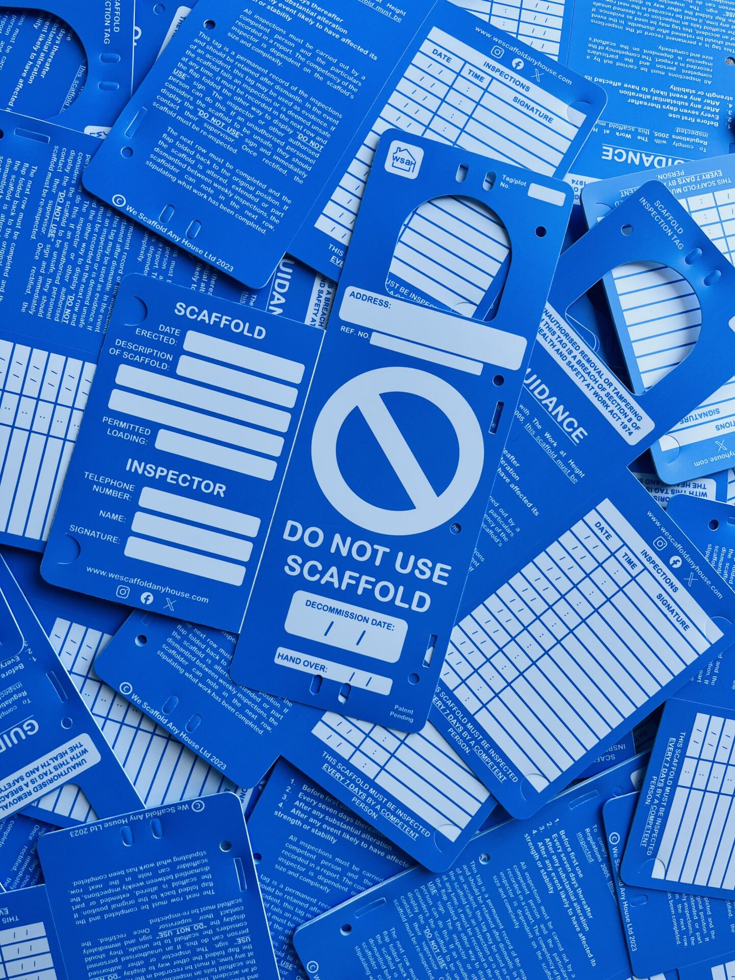 Inspection Tags - WeScaff